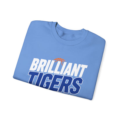 Adult Crewneck Sweatshirt \ Brilliant Tigers Basketball \ BTBK1