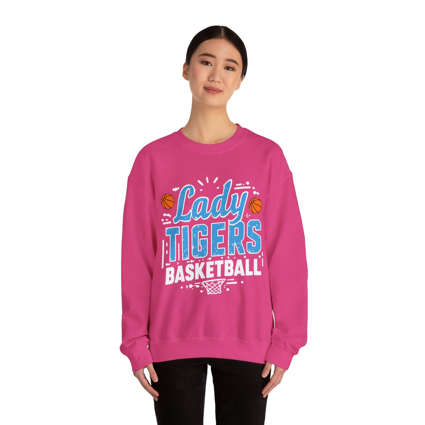 Adult Crewneck Sweatshirt \ Brilliant Tigers Basketball \ BTBKG1