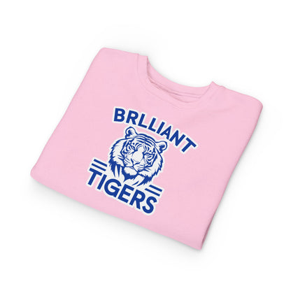 Toddler Crewneck Sweatshirt \ Brilliant Tigers \ BT1
