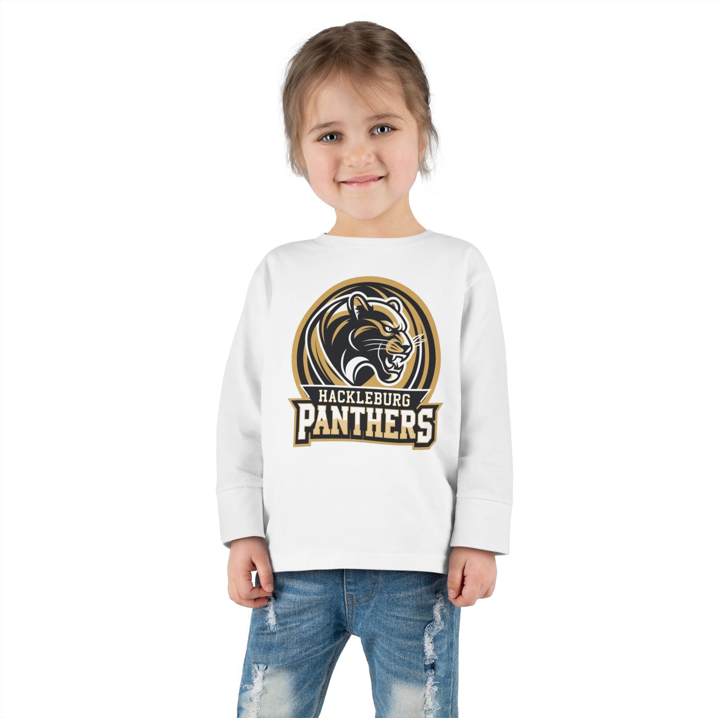 Toddler Long Sleeve Tee \ Hackleburg Panthers \ HP2
