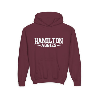 Youth Hoodie Sweatshirt \ Hamilton Aggies \ HA3