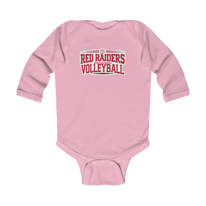 Long Sleeve Baby Bodysuit \ Marion County Red Raiders Volleyball \ MCV2