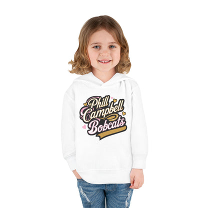 Toddler Hoodie Sweatshirt \ Phill Campbell Bobcats \ PCBG1