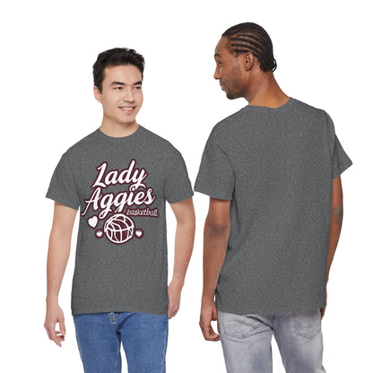 Adult Tee \ Hamilton Aggies Basketball \ HABKG2