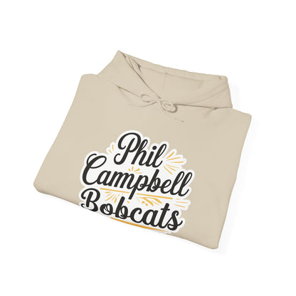 Adult Hoodie Sweatshirt \ Phil Campbell Bobcats \ PCBG2