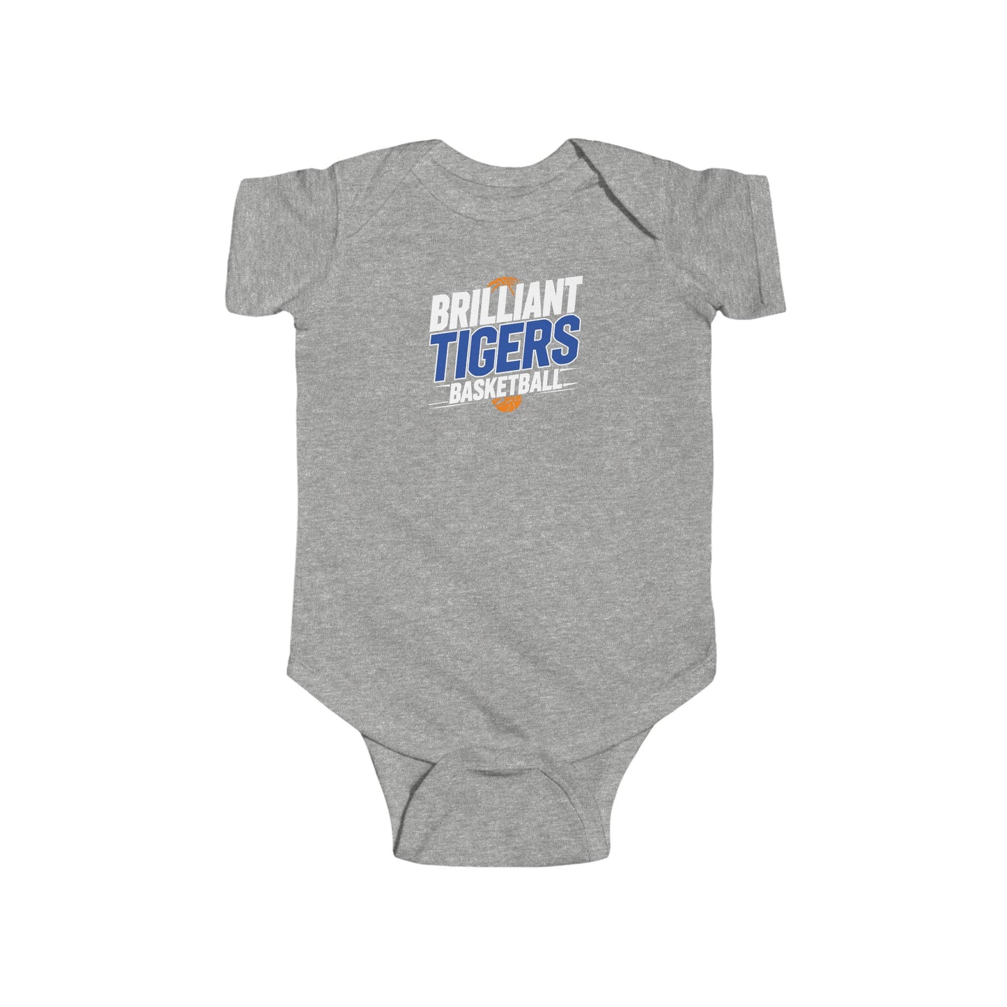 Short Sleeve Baby Bodysuit \ Brilliant Tigers Basketball \ BTBK1