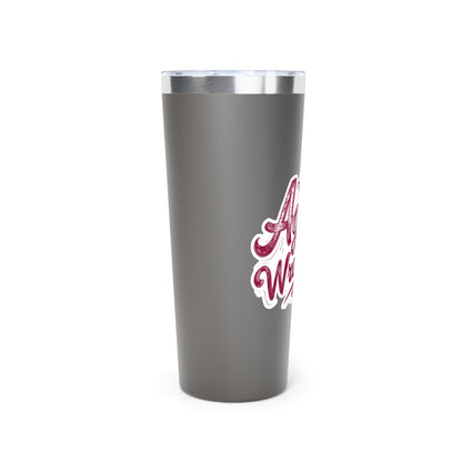 22oz Copper Insulated Tumbler \ Hamilton Aggies Wrestling \ HAWG2