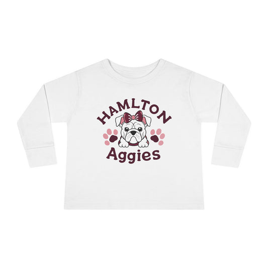 Toddler Long Sleeve Tee \ Hamilton Aggies \ HAG3