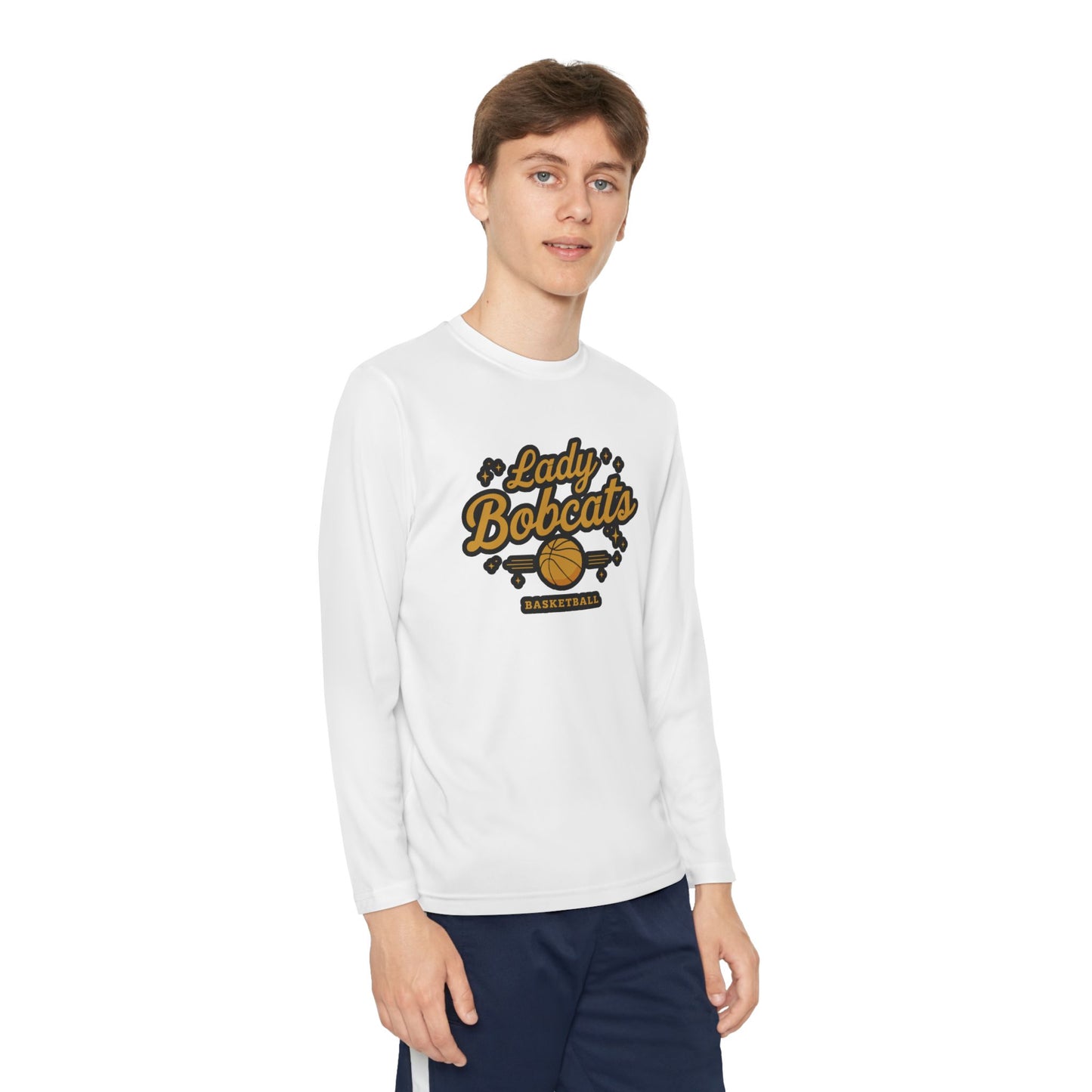 Youth Long Sleeve Tee \ Phil Campbell Bobcats Basketball \ PCBBKG2
