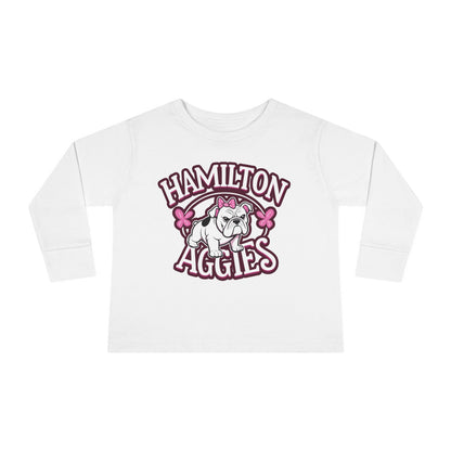 Toddler Long Sleeve Tee \ Hamilton Aggies \ HAG4