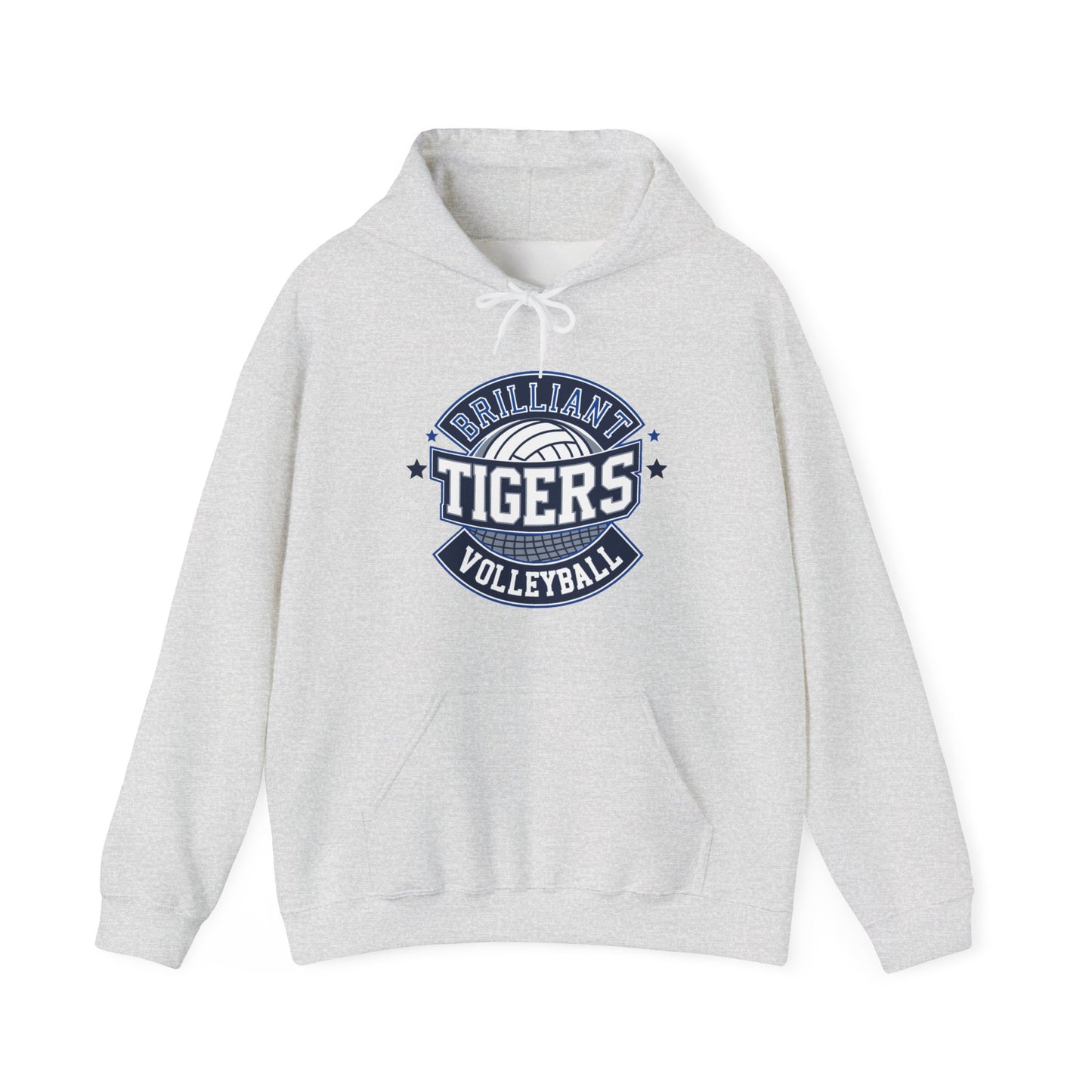 Adult Hoodie Sweatshirt \ Brilliant Tigers Volleyball \ BTV1