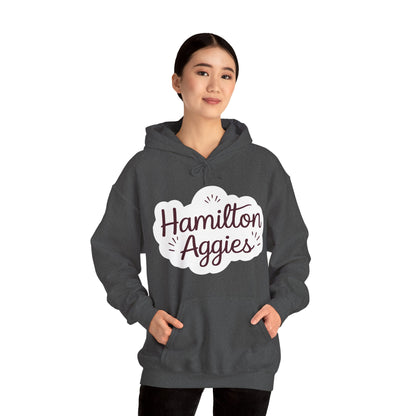 Adult Hoodie Sweatshirt \ Hamilton Aggies \ HAG1