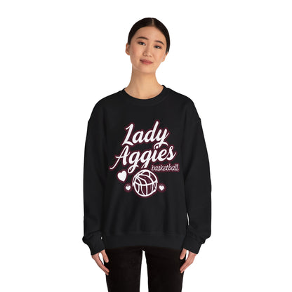 Adult Crewneck Sweatshirt \ Hamilton Aggies Basketball \ HABBG2