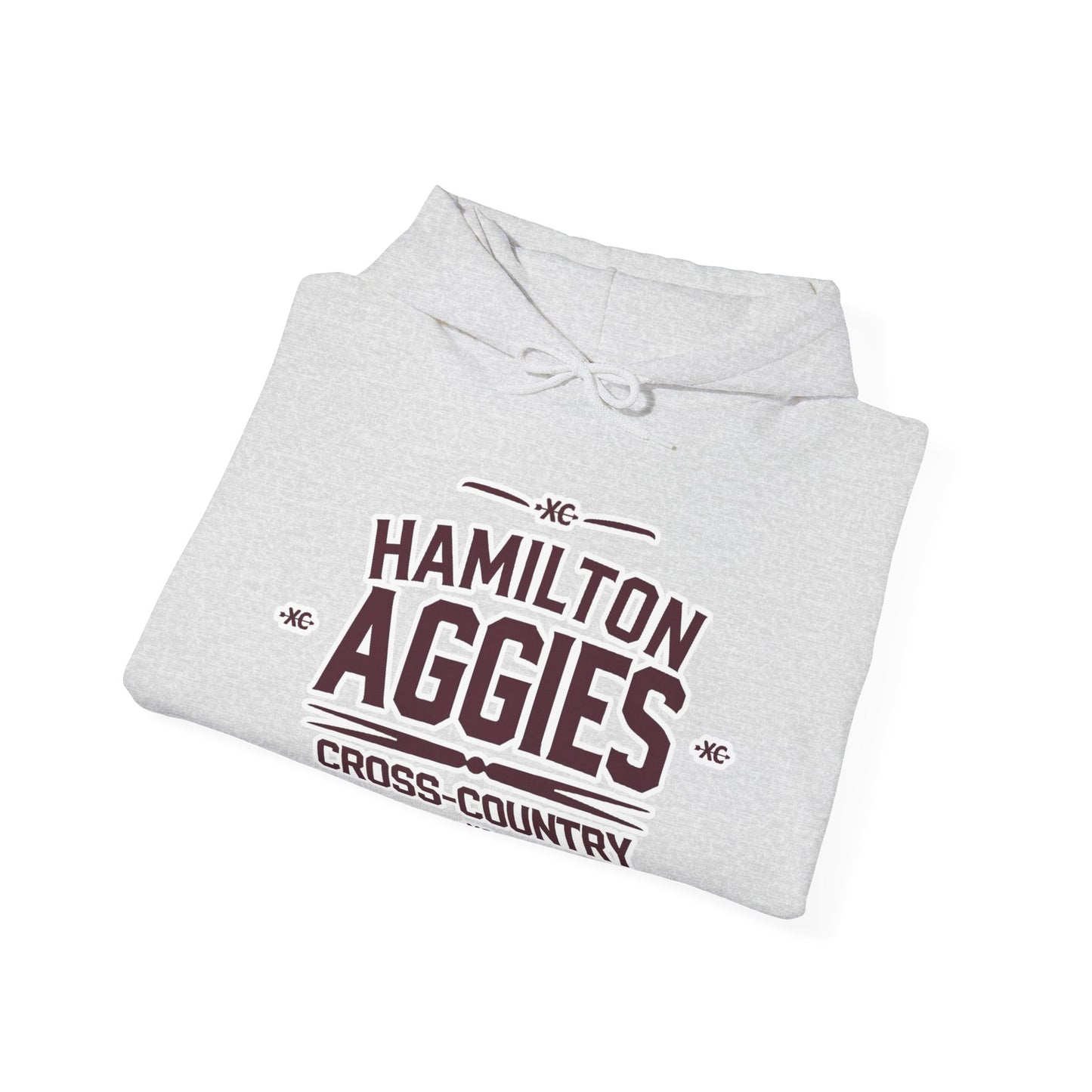 Adult Hooded Sweatshirt \ Hamilton Aggies Cross-Country \ HCC1