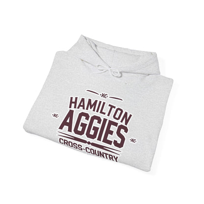 Adult Hooded Sweatshirt \ Hamilton Aggies Cross-Country \ HCC1