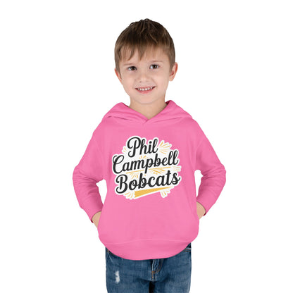 Toddler Hoodie Sweatshirt \ Phil Campbell Bobcats \ PCBG2