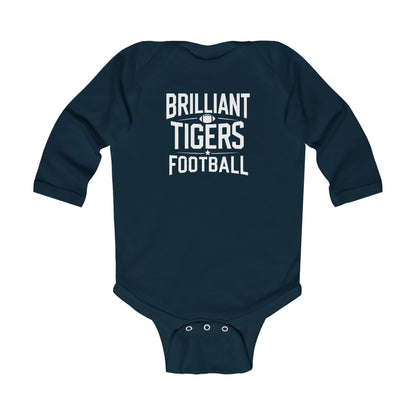 Long Sleeve Baby Bodysuit \ Brilliant Tigers Football \ BTF1