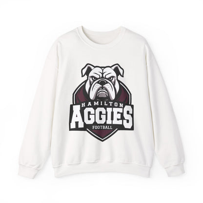 Adult Crewneck Sweatshirt \ Hamilton Aggies Football \ HAF2