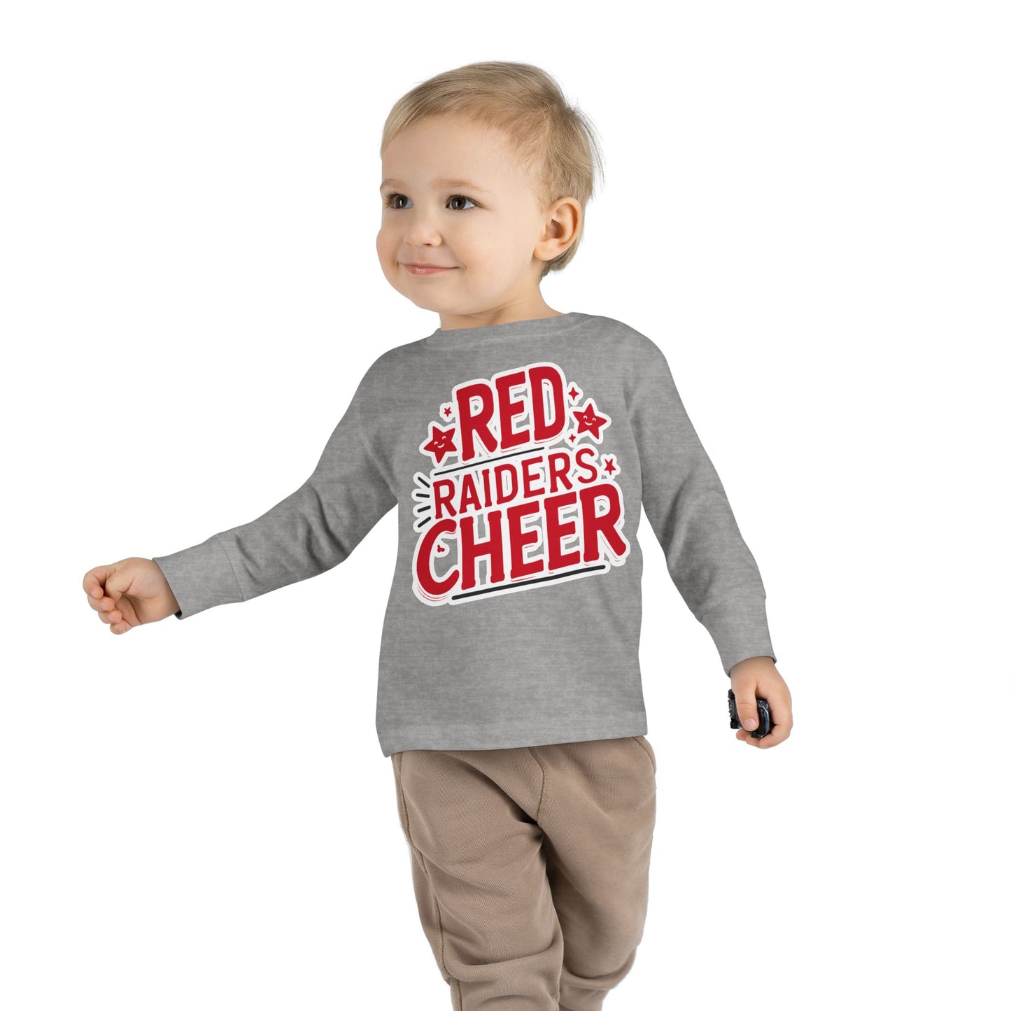Toddler Long Sleeve Shirt \ Marion County Red Raiders Cheer \ MCC2