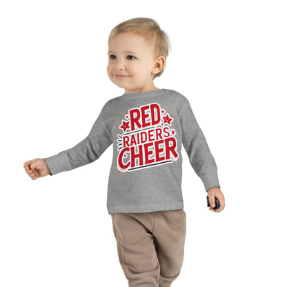 Toddler Long Sleeve Shirt \ Marion County Red Raiders Cheer \ MCC2