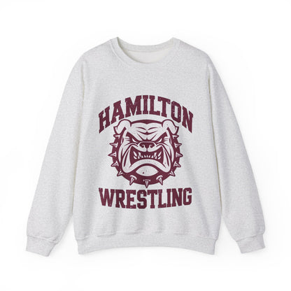 Adult Crewneck Sweatshirt \ Hamilton Aggies Wrestling \ HAW2