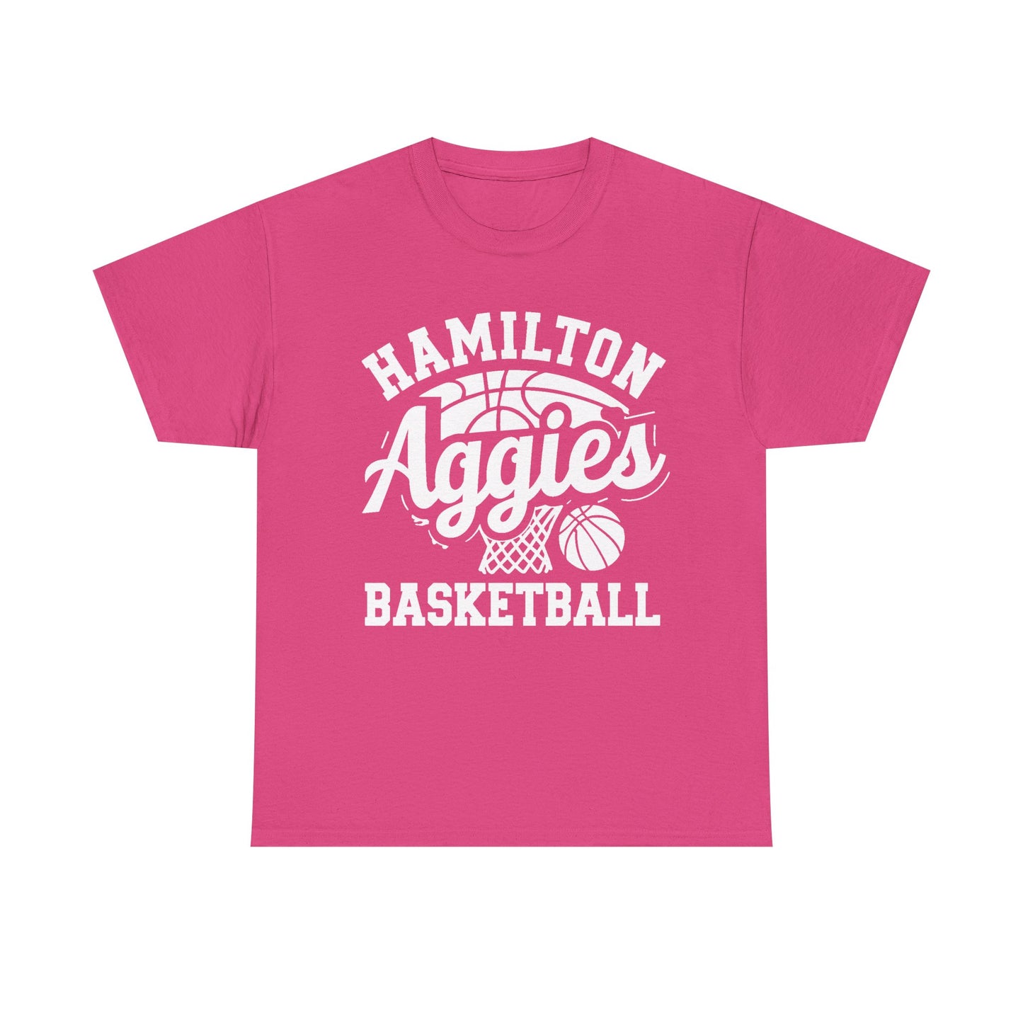 Adult Tee \ Hamilton Aggies Basketball \ HABKG1