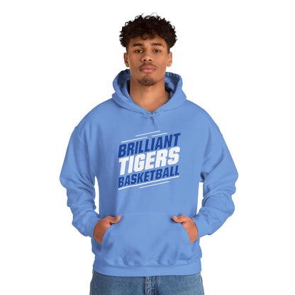 Adult Hoodie Sweatshirt \ Brilliant Tigers Basketball \ BTBK2