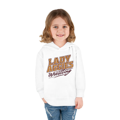 Toddler Hoodie Sweatshirt \ Hamilton Aggies Wrestling \ HAWG3