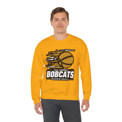 Adult Crewneck Sweatshirt \ Phil Campbell Bobcats Basketball \ PCBBK2