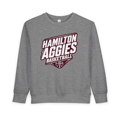 Toddler Crewneck Sweatshirt \ Hamilton Aggies Basketball \ HABB2
