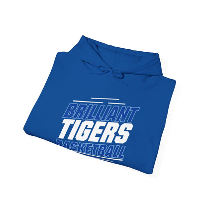 Adult Hoodie Sweatshirt \ Brilliant Tigers Basketball \ BTBK2