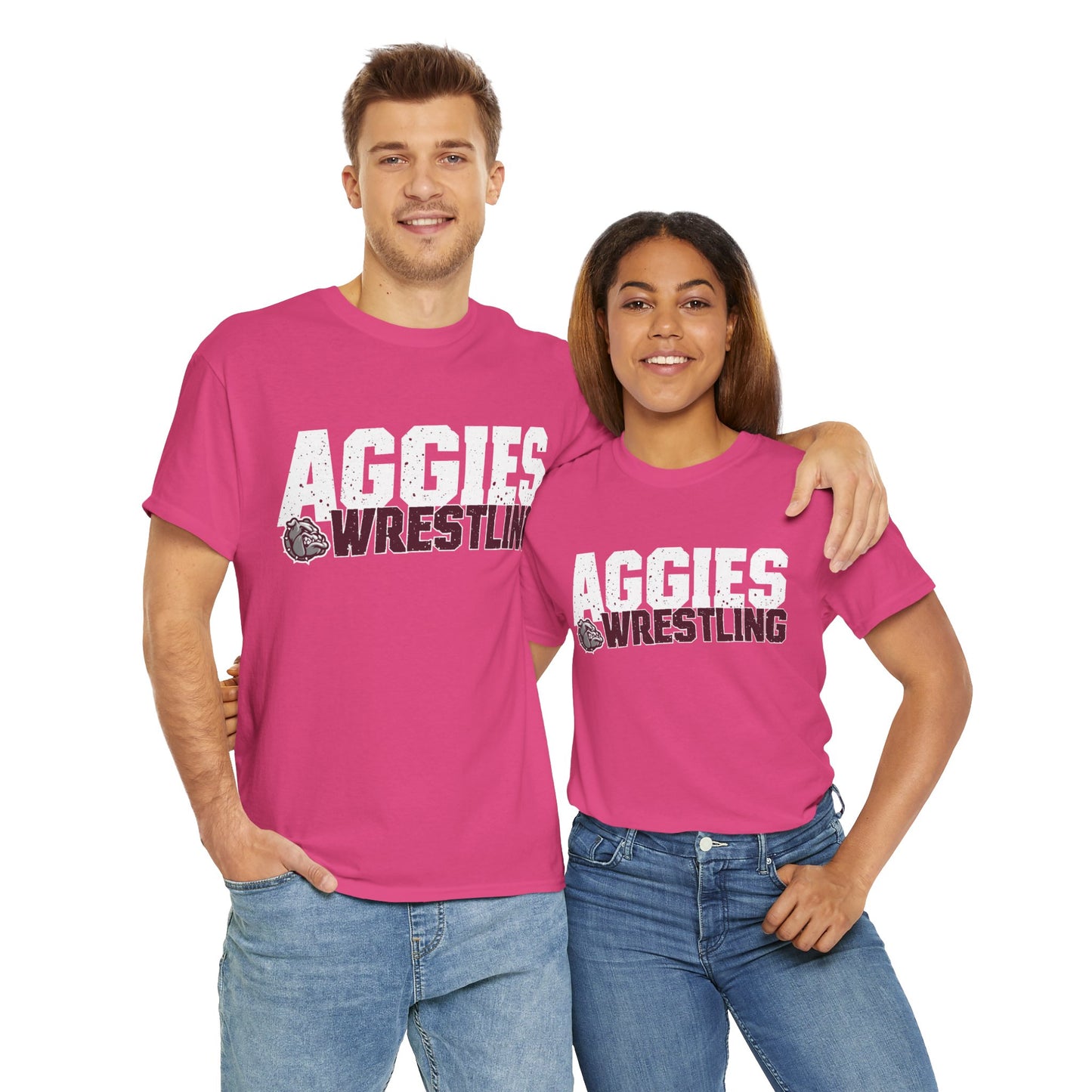 Adult Tee \ Hamilton Aggies Wrestling \ HAW3