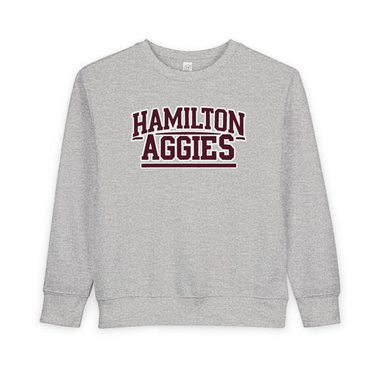 Toddler Crewneck Sweatshirt \ Hamilton Aggies \ HA2