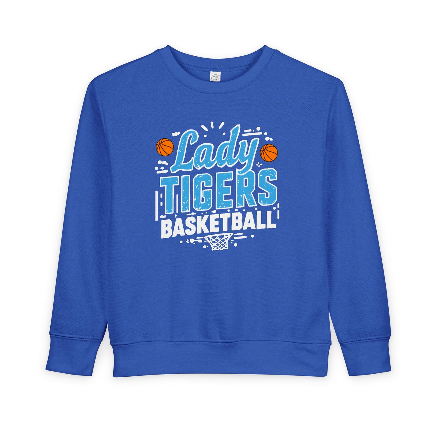 Toddler Crewneck Sweatshirt \ Brilliant Tigers Basketball \ BTBKG1