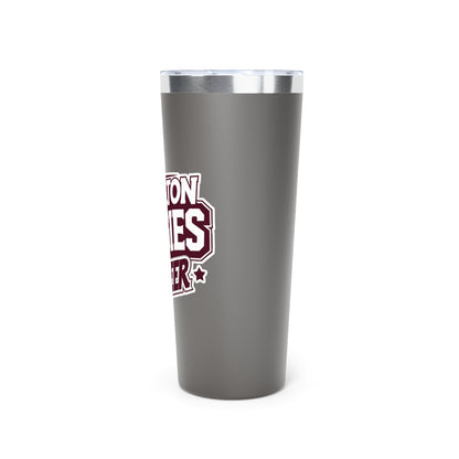 22oz Cooper Insulated Tumbler \ Hamilton Aggies Cheer \ HAC1