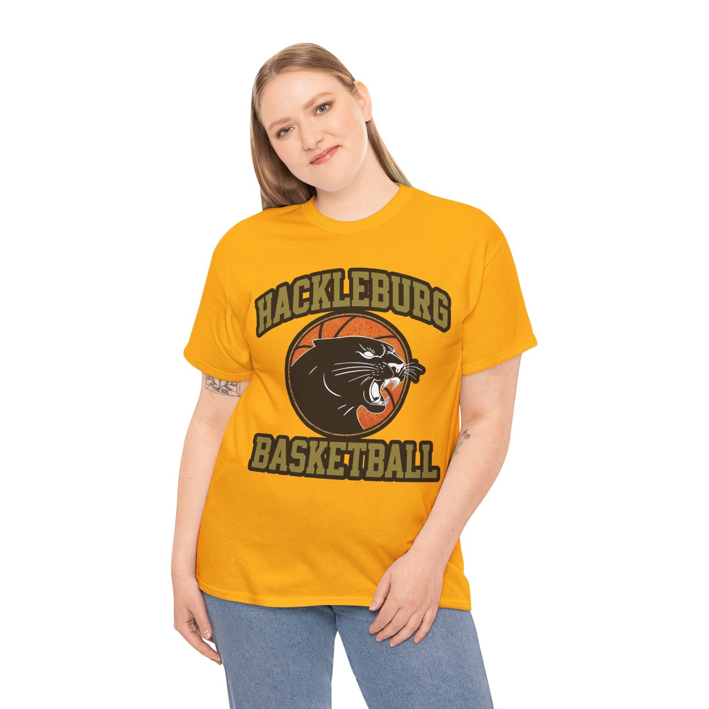 Adult Tee \ Hackleburg Panther Basketball \ HPBK1