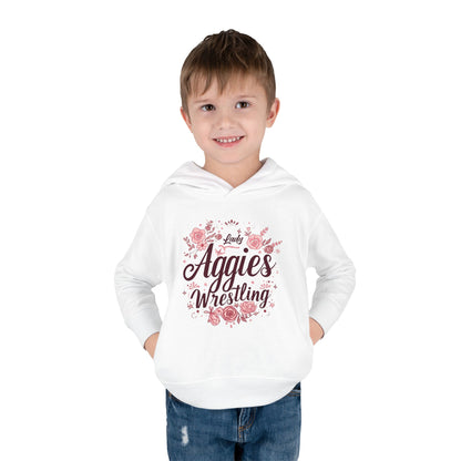 Toddler Hoodie Sweatshirt \ Hamilton Aggies Wrestling \ HAWG1