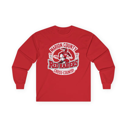 Adult Long Sleeve Tee \ Marion County Red Raiders Cross-Country \ MCCC2