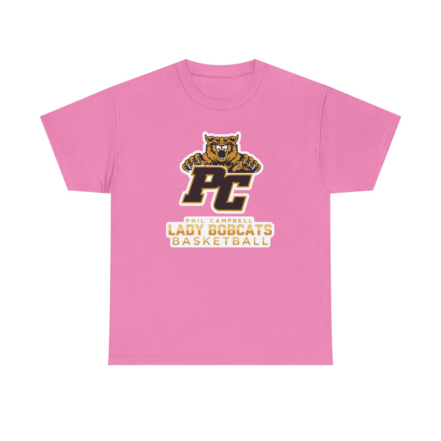 Adult Tee \ Phil Campbell Bobcats Basketball \ PCBBKG1