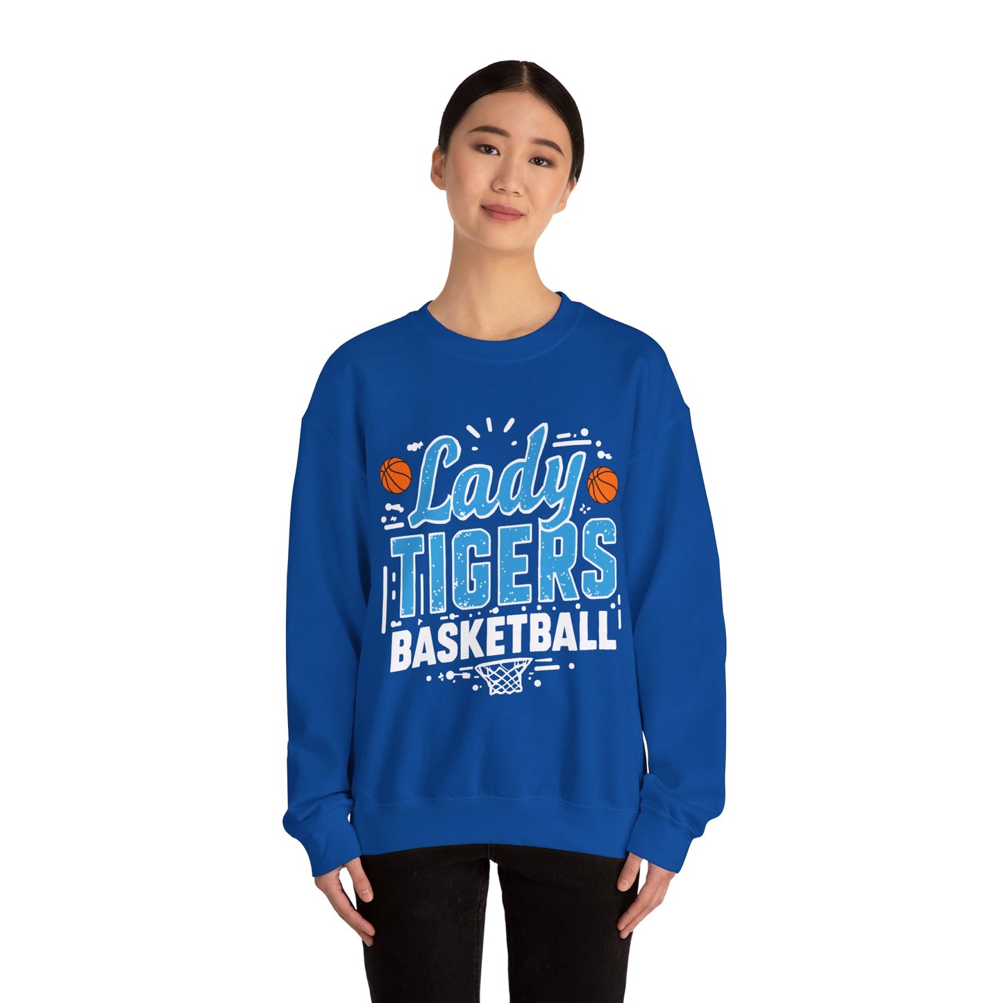 Adult Crewneck Sweatshirt \ Brilliant Tigers Basketball \ BTBKG1