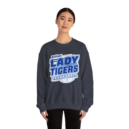 Adult Crewneck Sweatshirt \ Brilliant Tigers Basketball \ BTBKG2
