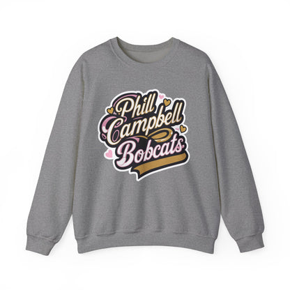 Adult Crewneck Sweatshirt \ Phill Campbell Bobcats \ PCBG1