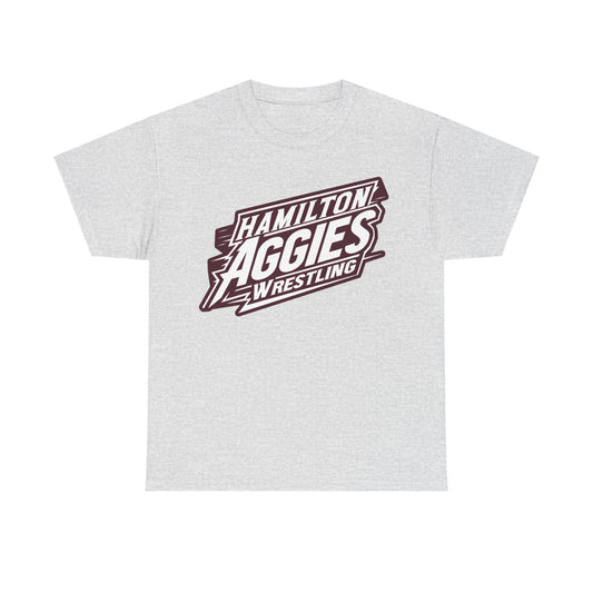 Adult Tee \ Hamilton Aggies Wrestling \ HAW1