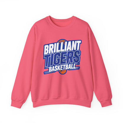 Adult Crewneck Sweatshirt \ Brilliant Tigers Basketball \ BTBK1