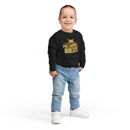Toddler Crewneck Sweatshirt \ Phil Campbell Bobcats \ PCB2