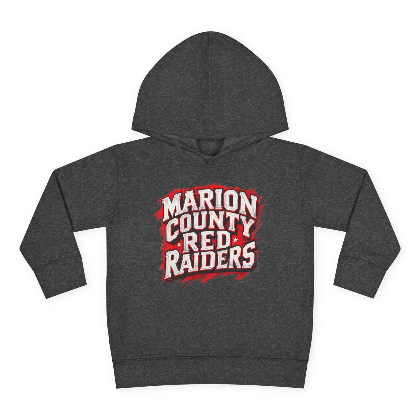 Toddler Hoodie Sweatshirt \ Marion County Red Raiders \ MC1