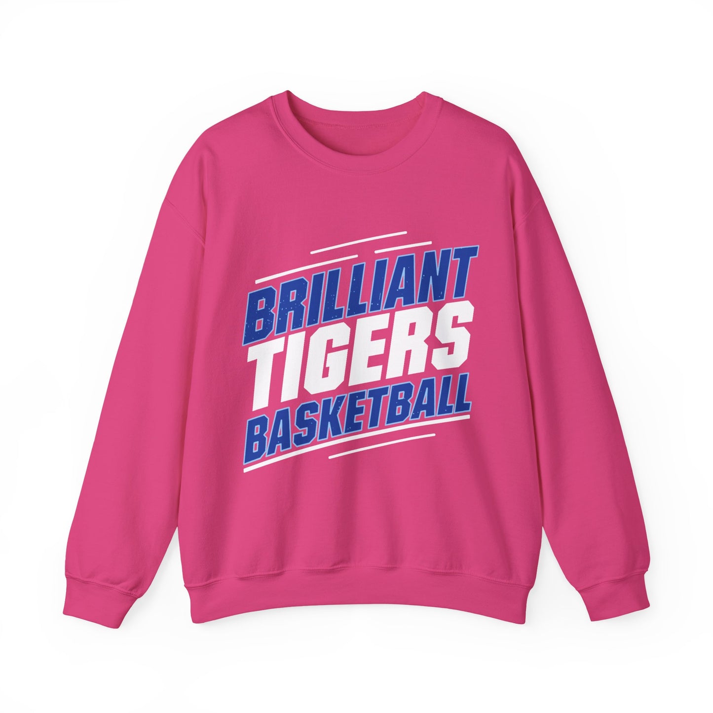 Adult Crewneck Sweatshirt \ Brilliant Tigers Basketball \ BTBK2