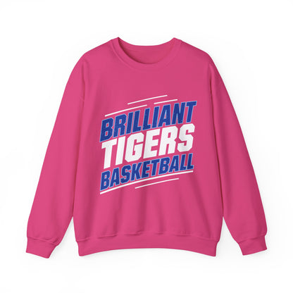 Adult Crewneck Sweatshirt \ Brilliant Tigers Basketball \ BTBK2