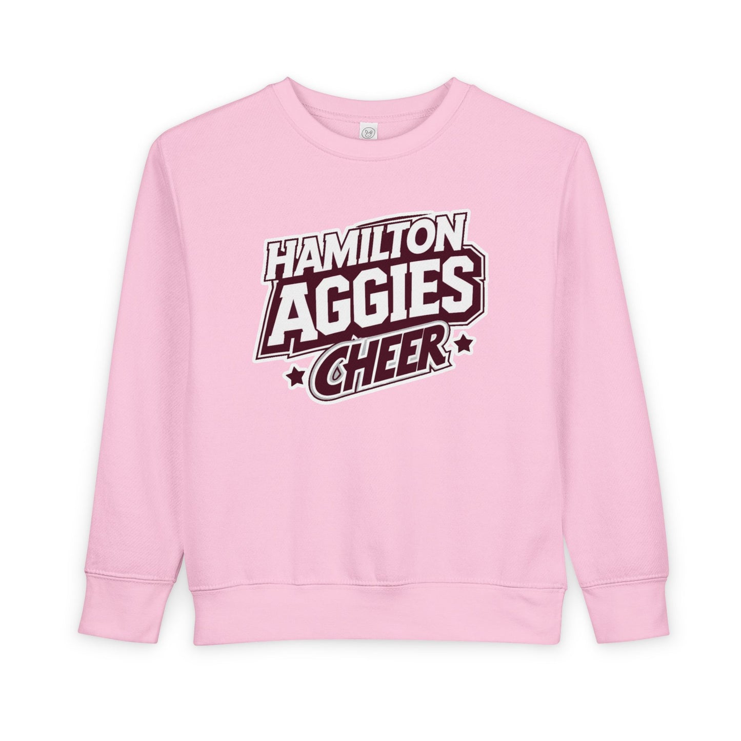 Toddler Crewneck Sweatshirt \ Hamilton Aggies Cheer \ HAC1