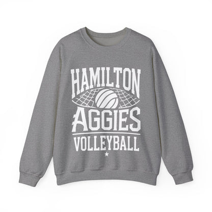 Adult Crewneck Sweatshirt \ Hamilton Aggies Volleyball \ HAV2